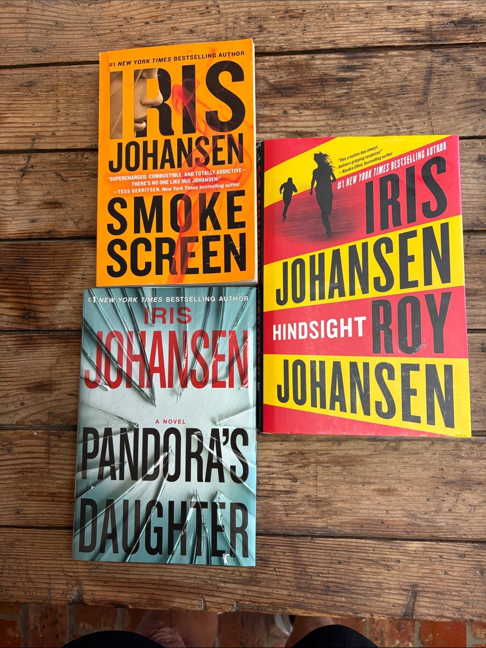 Iris Johansen Books set of 3 (2 hardback 1 paperback)